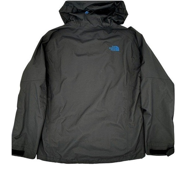 The North Face HyVent Terrain Vista 3L Pro Rain Jacket Men's Medium Black Blue - Picture 14 of 16